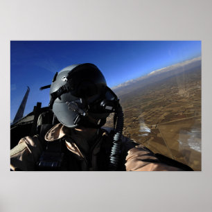 US Air Force Aerial Combat Photographer Poster