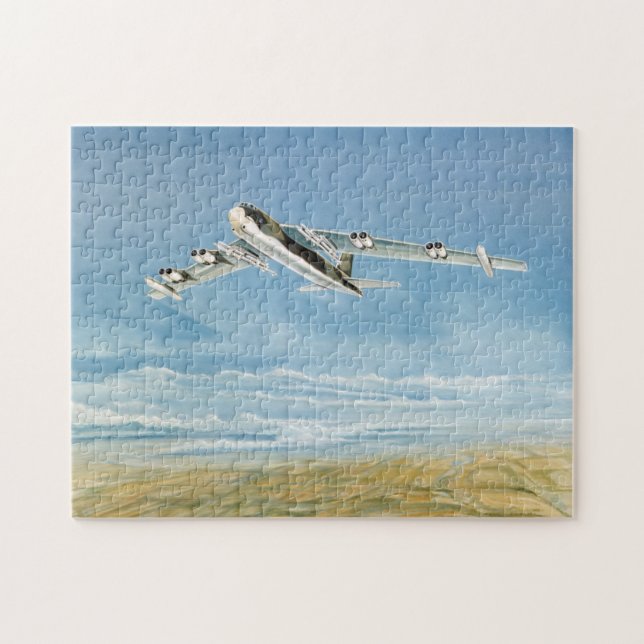 US Air Force B-52 Stratofortress aircraft Jigsaw Puzzle (Horizontal)