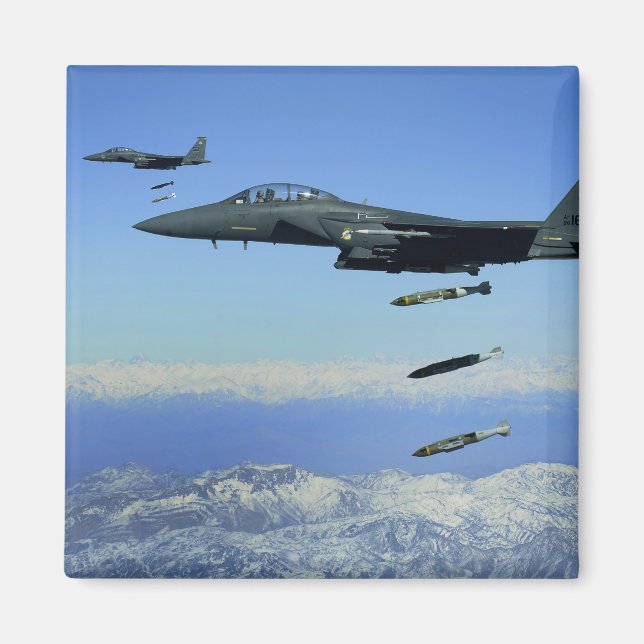 US Air Force F-15E Strike Eagle aircraft Magnet (Front)