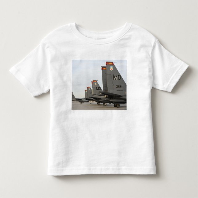 US Air Force F-15E Strike Eagles Toddler T-Shirt (Front)