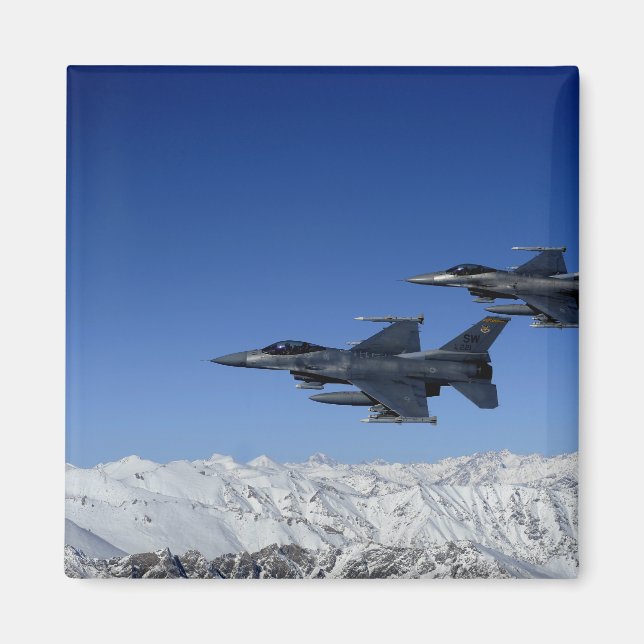 US Air Force F-16 Fighting Falcons Magnet (Front)