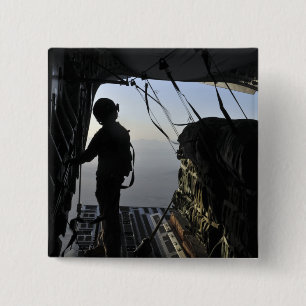 US Air Force loadmaster 15 Cm Square Badge