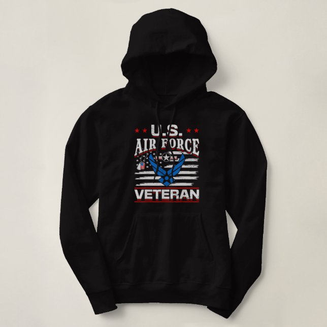 US Air Force Veteran U.S. Air Force Veteran Hoodie (Design Front)