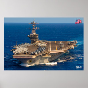 US AIRCRAFT CARRIER – CVN-71 POSTER