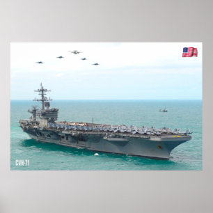 US AIRCRAFT CARRIER – CVN-71 POSTER