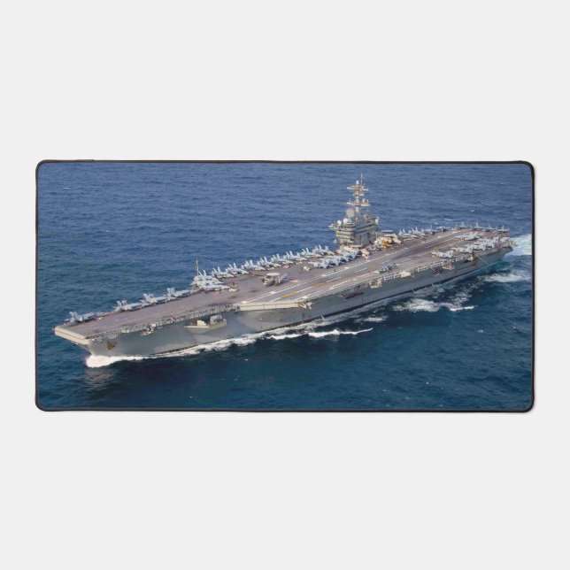 US AIRCRAFT CARRIER - CVN-72 DESK MAT (Front)