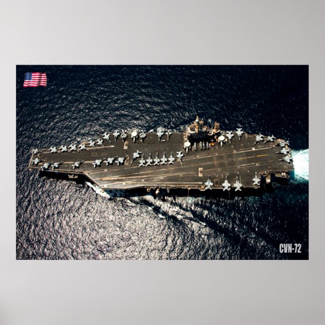 US AIRCRAFT CARRIER – CVN-72 POSTER (Front)