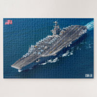 US AIRCRAFT CARRIER - CVN 74 (20x30 INCH)