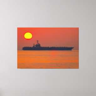 US AIRCRAFT CARRIER – CVN-74 40x60 Canvas Print