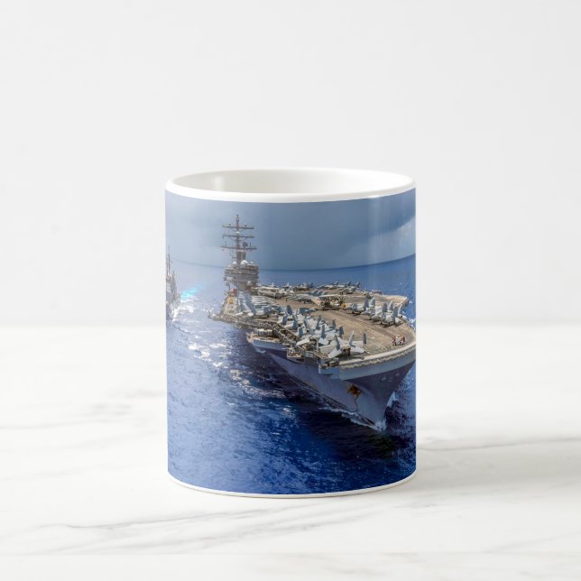 US AIRCRAFT CARRIER – CVN-76 Mug (Center)