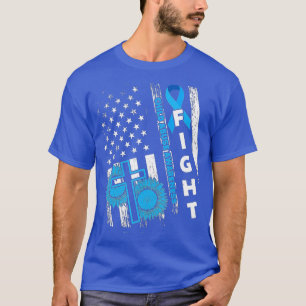 US America Flag Child Abuse Prevention Month April T-Shirt