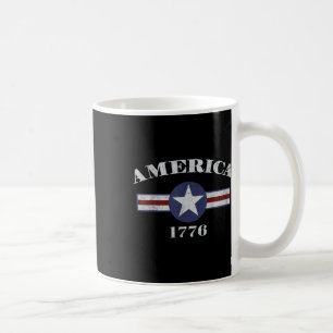 Us American Flag 4th Of July Est 1776 Patriotic Am Coffee Mug