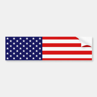 US American Flag Bumper Sticker