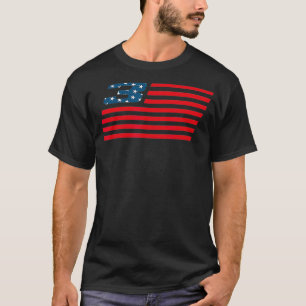 US American Flag E3 Motocross Supercross T-Shirt