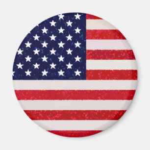 US - American Flag Magnet