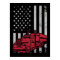 US American Flag Semi Truck Driver 18 Wheeler
