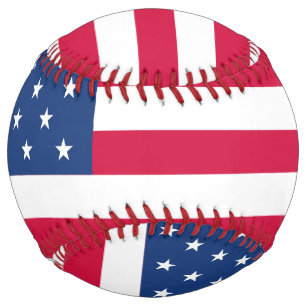 US / American Flag Softball
