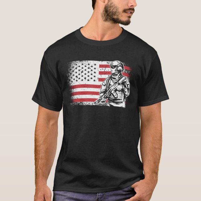 US American Flag T-Shirt (Front)