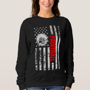 US American Flag Team Shooting Sports Patriotic Pa Sweatshirt