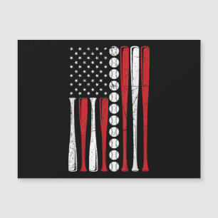 US American Flag Vintage Baseball Flag 4th Of July
