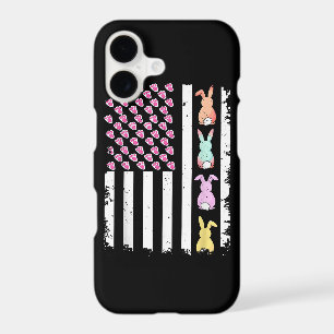 US American Flag with Bunny for Easter Day