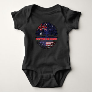 US American USA United States Australian Australia Baby Bodysuit