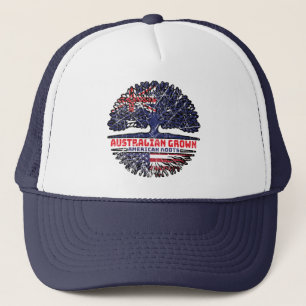 US American USA United States Australian Australia Trucker Hat