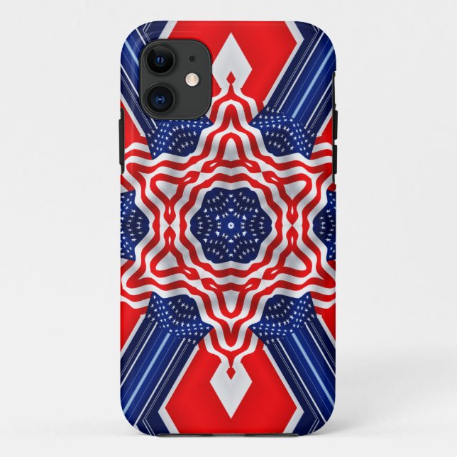 US and British Friendship Celebration Flag Case-Mate iPhone Case (Back)