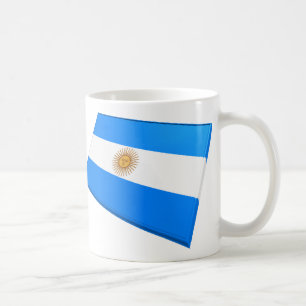 US & Argentina Flags Coffee Mug