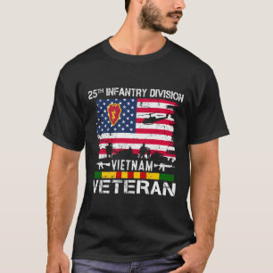 US Army 25th Infantry Division Vietnam Veteran  T-Shirt