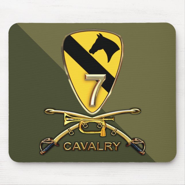 US.Army 7th Cavalry Regiment Mouse Pad (Front)