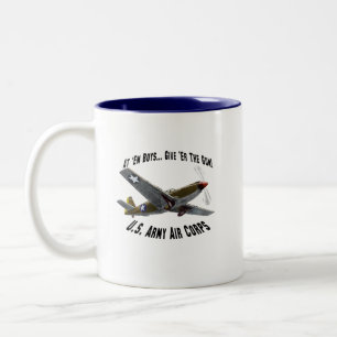 US Army Air Corps Two-Tone Coffee Mug