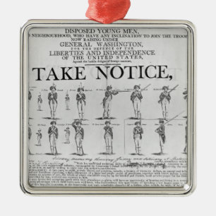 US Army Recruiting Showing Various Positions Metal Tree Decoration