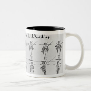 US Army Recruiting Showing Various Positions Two-Tone Coffee Mug