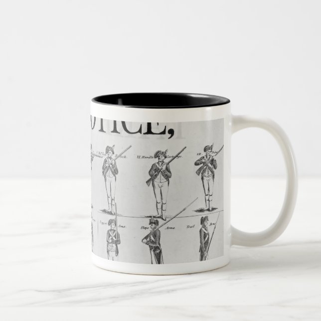 US Army Recruiting Showing Various Positions Two-Tone Coffee Mug (Right)