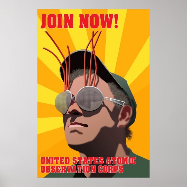 US Atomic Observation Corps Poster (Front)