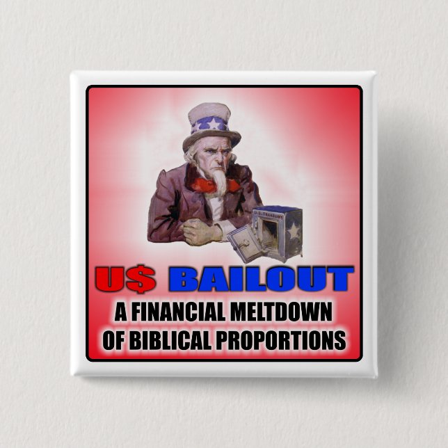 US Bailout Button (Front)