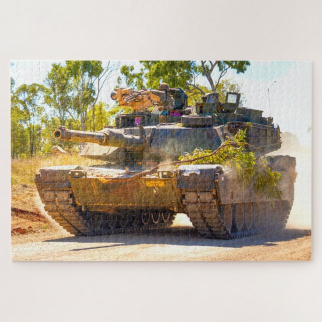US BATTLE TANK – M1 ABRAMS (20x30 inch) Jigsaw Puzzle (Horizontal)