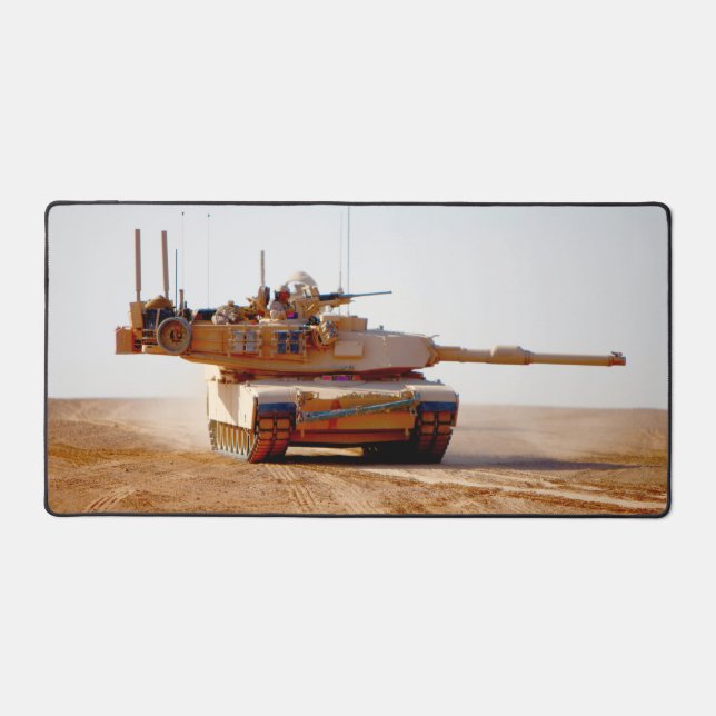 US BATTLE TANK – M1 ABRAMS DESK MAT (Front)