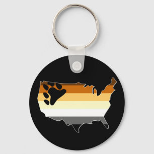 US Bear Pride Key Ring