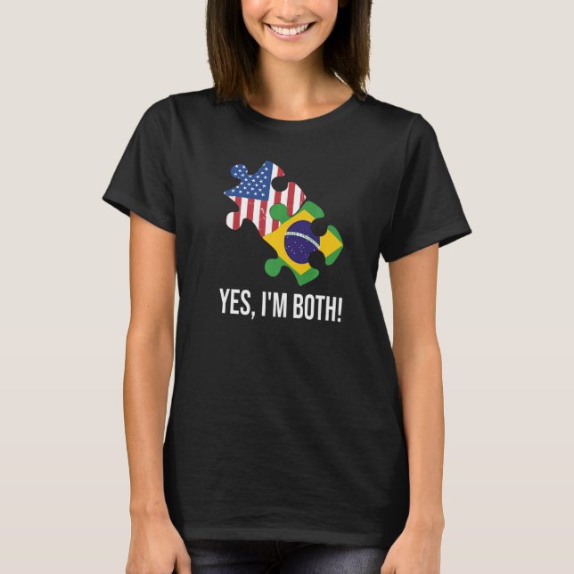 US Brazilian Dual Citizenship Premium T-Shirt (Front)