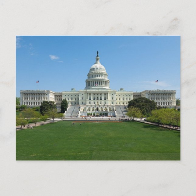 US Capital Building Post Card (Front)
