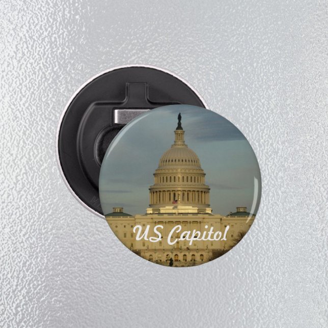 US Capitol Building Photo Bottle Opener (In Situ)