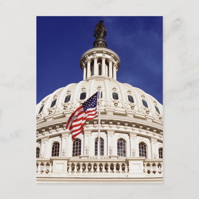 US capitol building, Washington DC Postcard (Front)