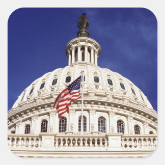 US capitol building, Washington DC Square Sticker