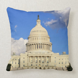 US Capitol Building, Washington DC, USA Cushion