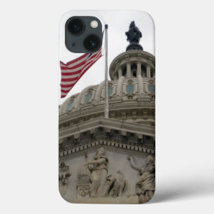 US Capitol Building with American Flag - East iPhone 13 Case