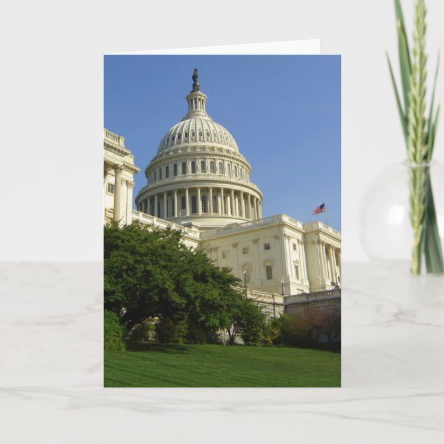 US Capitol Washington DC Greeting Card (Front)