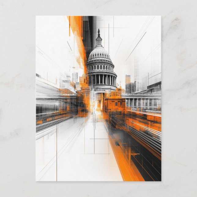 US Capitol Washington DC Illustration Card (Front)