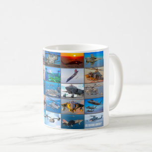 US CARRIER AIRCRAFT “MONTAGE” COFFEE MUG